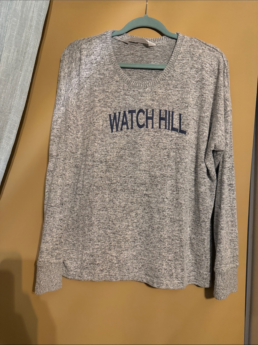 Boxercraft Watch Hill Gray Heather Knit Pullover with Ribbed Collar